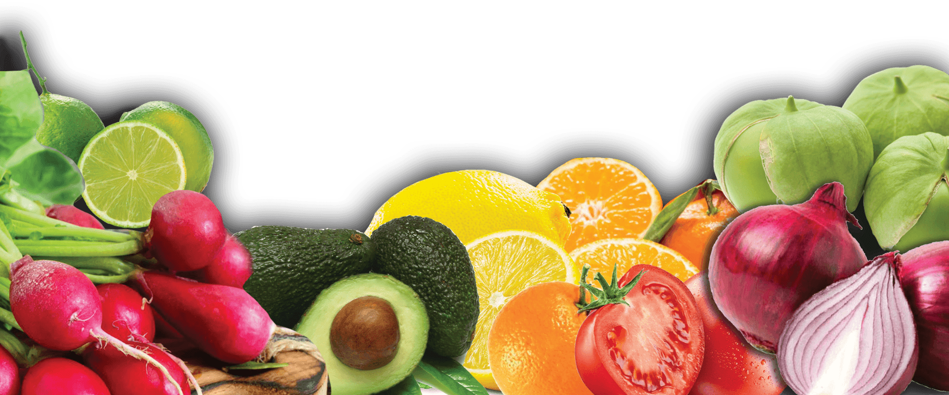 Fresh Azteca Farms produce banner
